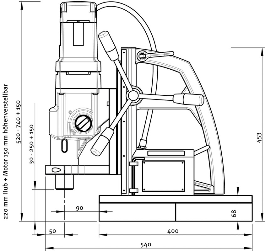 ALFRA Rotabest Metallkernbohrmaschine 130 B