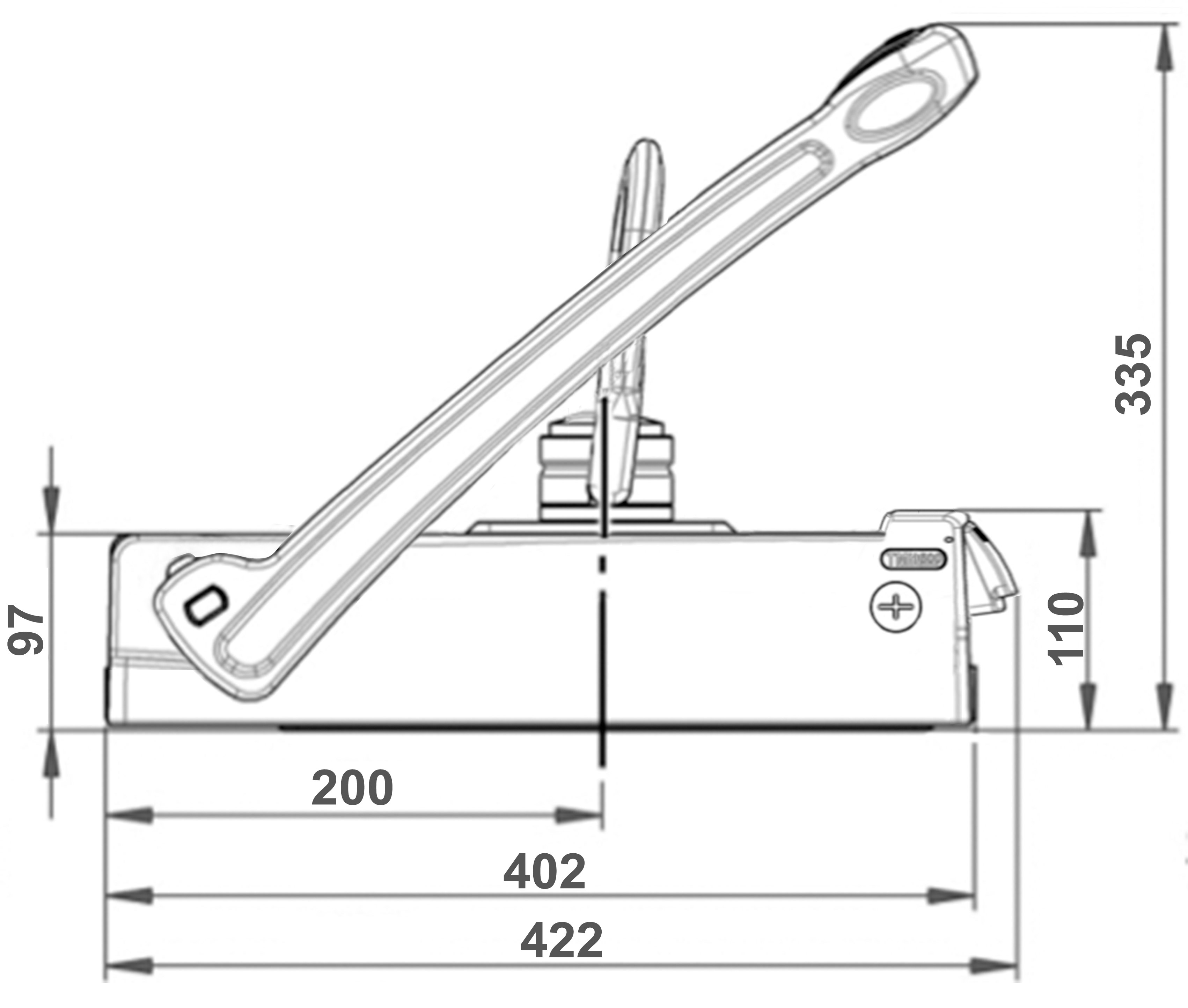 ALFRA Aimant de levage TML 1000