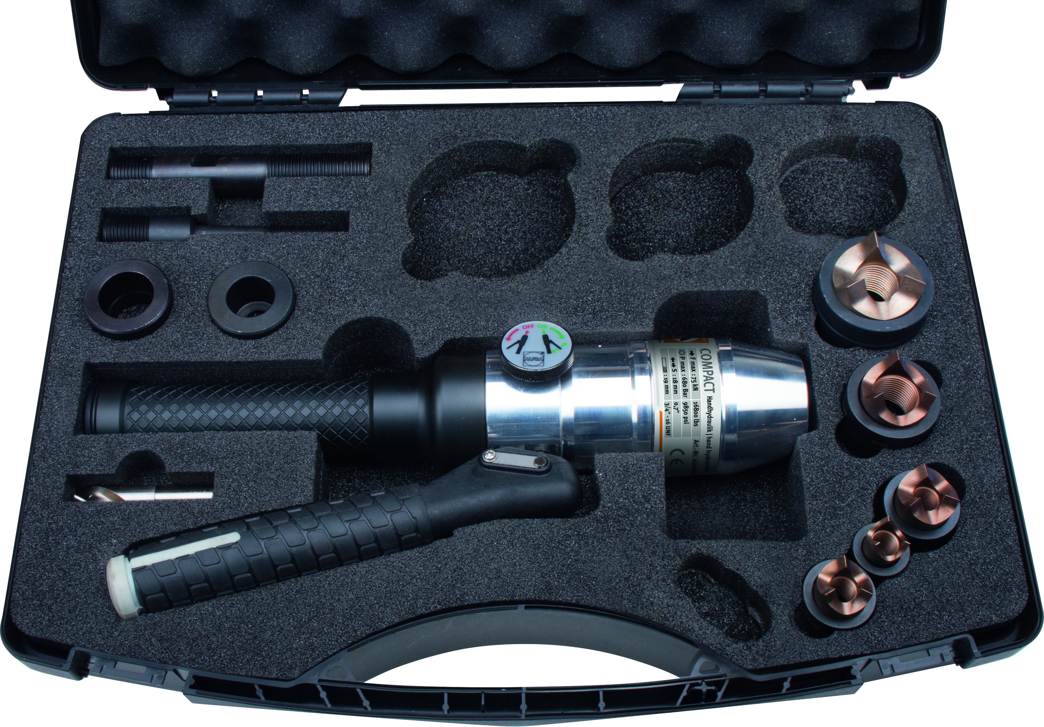 ALFRA Compact™ Jeu hydraulique manuel set TriCut+™ Métrique