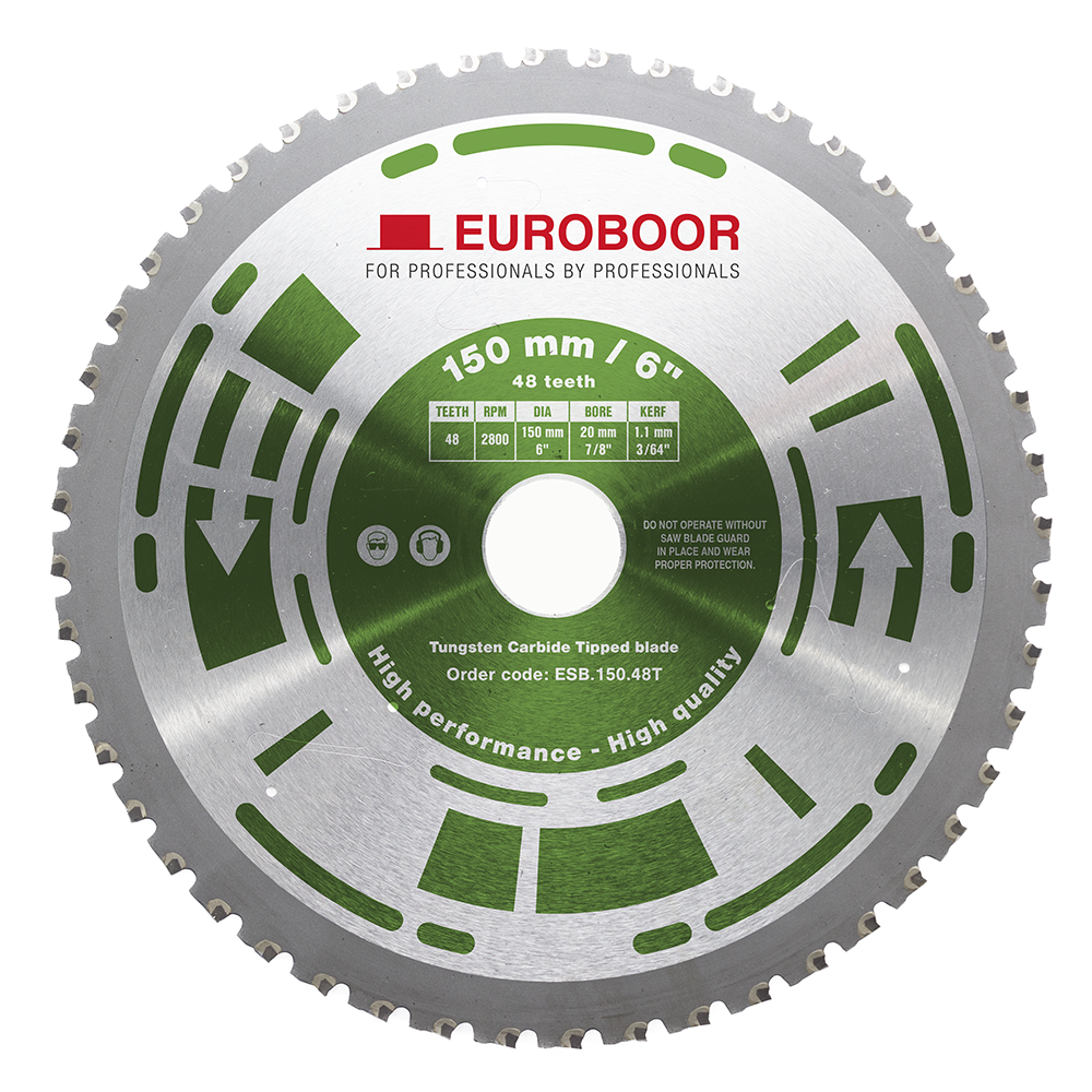 Euroboor Lame de scie, TCT, D 150 mm / 6 inch, T 48.
