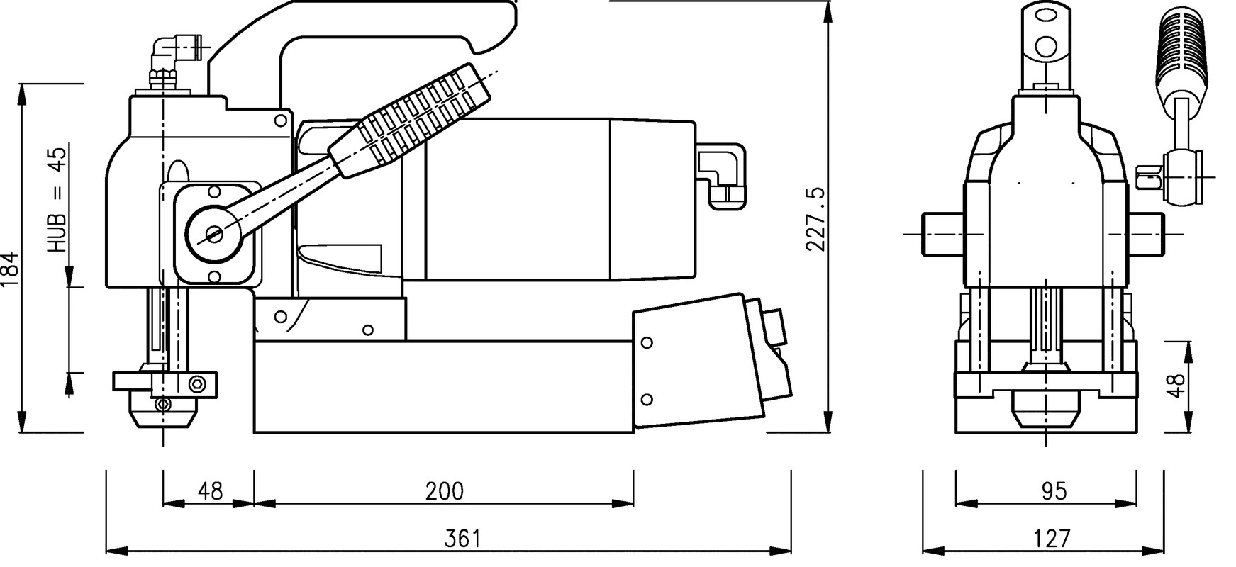 ALFRA Rotabest Perceuse magnétique V 40