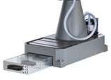 Pied de machine usiné avec dispositif de lubrification intégré