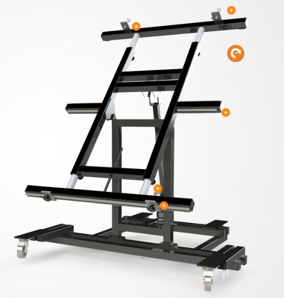 ALFRA Table de montage électrique AMT 150