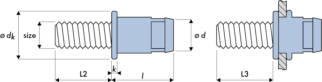 Q-Bolt Blindnietschraube Stahl FK